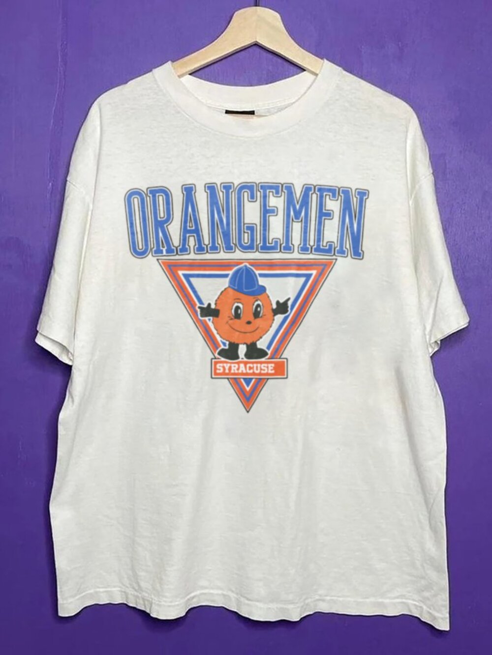 Vintage Syracuse University Crewneck Shirt, Syracuse Orange Basketball Shirt Tee